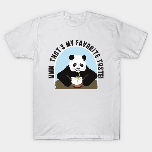 Panda mmm T-Shirt by mypointink